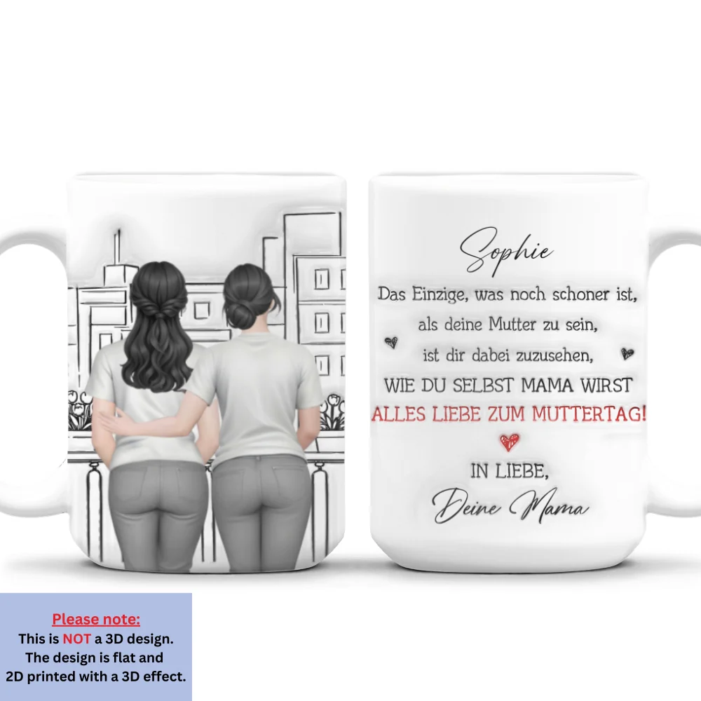 Dich als fürsorgliche Mama zu erleben - Personalisierte Tasse mit 3D-Aufpuste-Effekt - Image 8