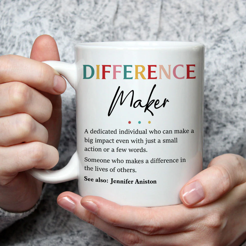 Difference Maker - Personalized Custom Mug - Image 2