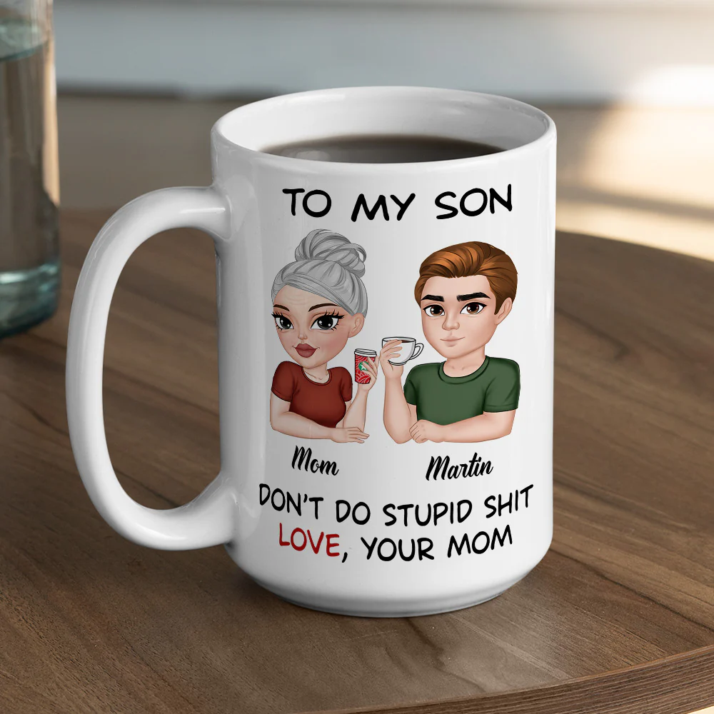 Do Not Do Stupid Things - Personalized Custom Coffee Mug - Image 5