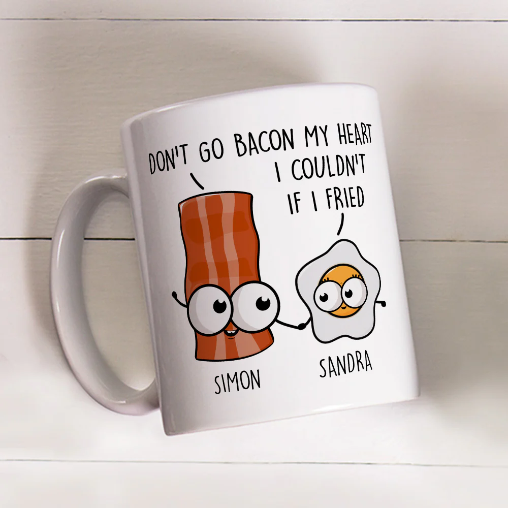 Do Not Go Bacon My Heart - Personalized Custom Coffee Mug - Image 2
