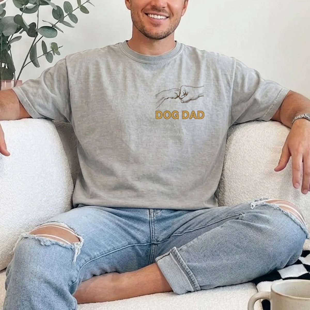 Dog Dad Classic - Personalized Custom Shirt - Image 5