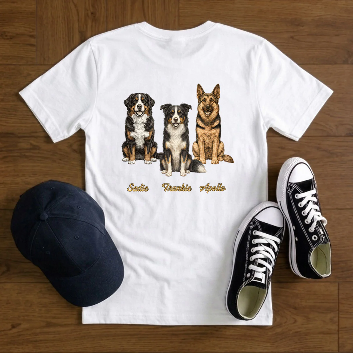 Dog Dad Classic - Personalized Custom Shirt - Image 7