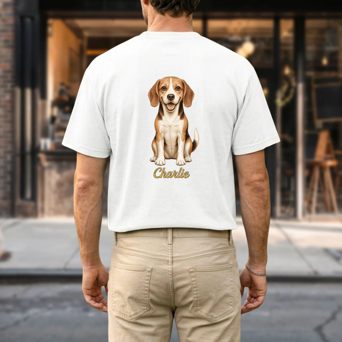 Dog Dad Classic - Personalized Custom Shirt - Image 8