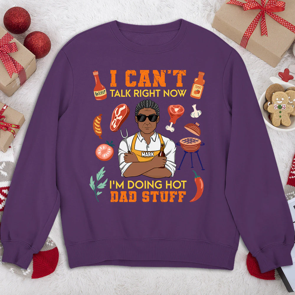 Doing Hot Dad Stuff - Personalized Custom Shirt - Image 5