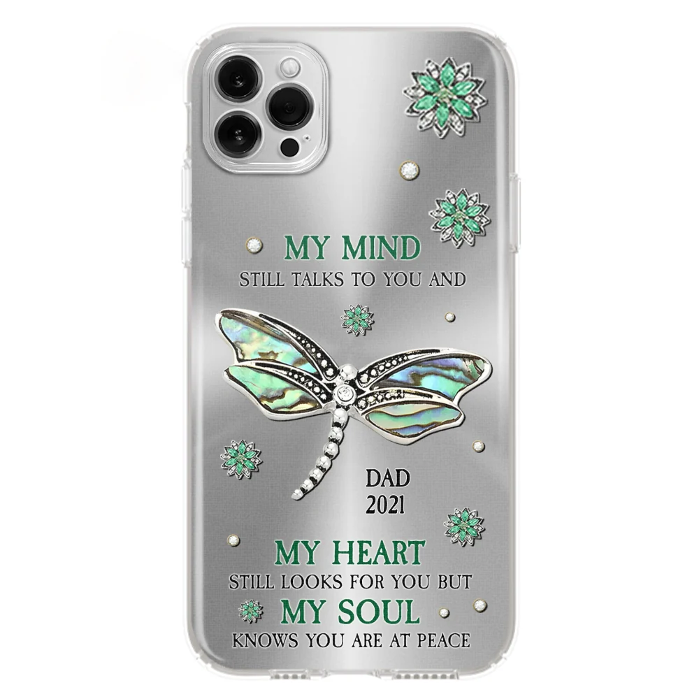 Dragonfly My Mind My Heart My Soul - Personalized Custom Phone Case - Image 15