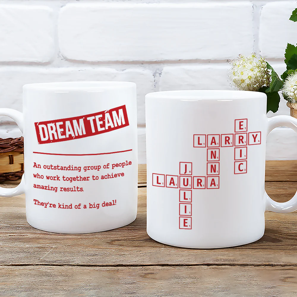 Dream Team 2025 - Personalized Custom Coffee Mug - Image 3