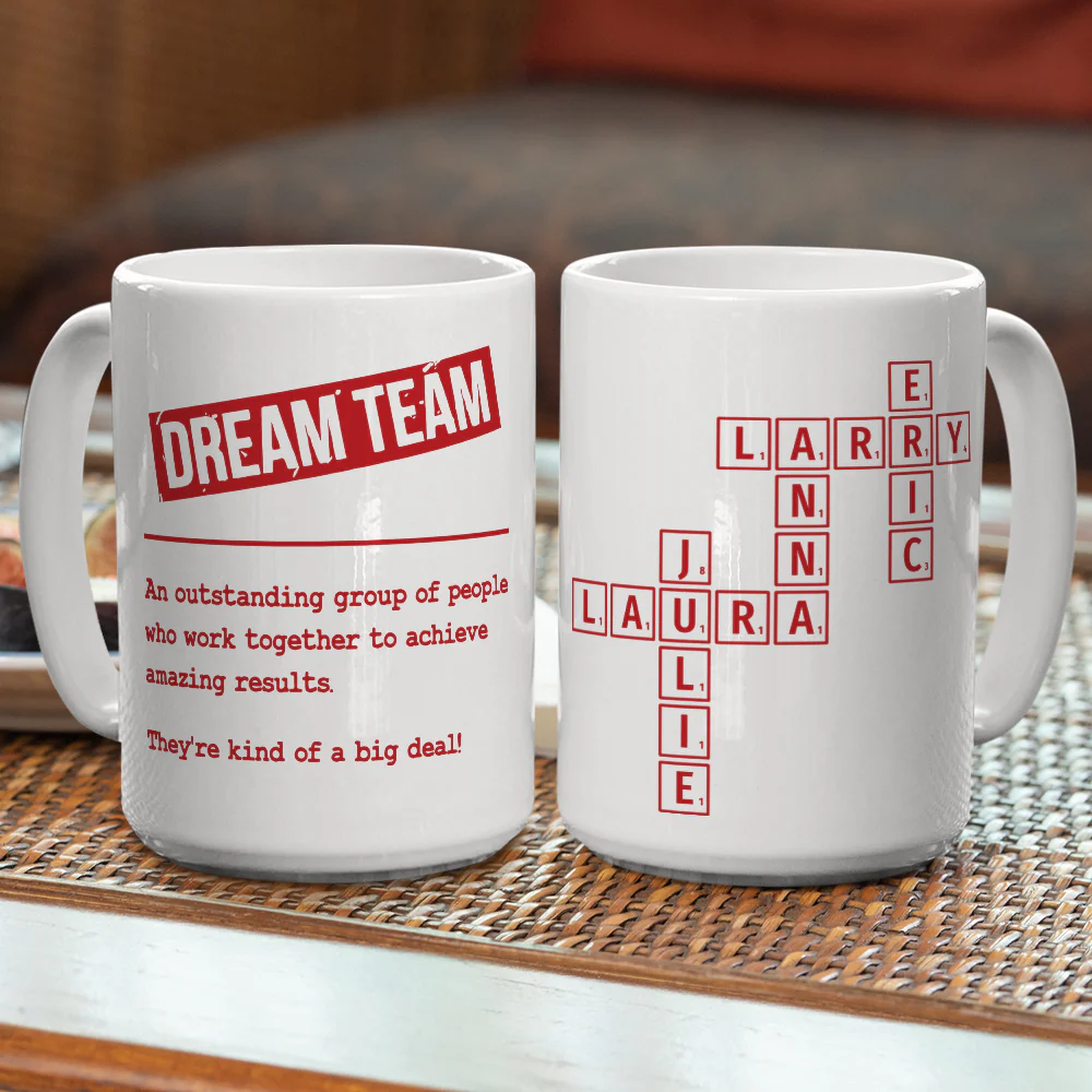Dream Team 2025 - Personalized Custom Coffee Mug - Image 5