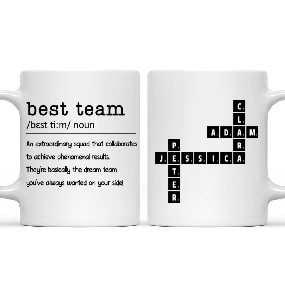 Dream Team - Personalized Custom Coffee Mug - Image 7