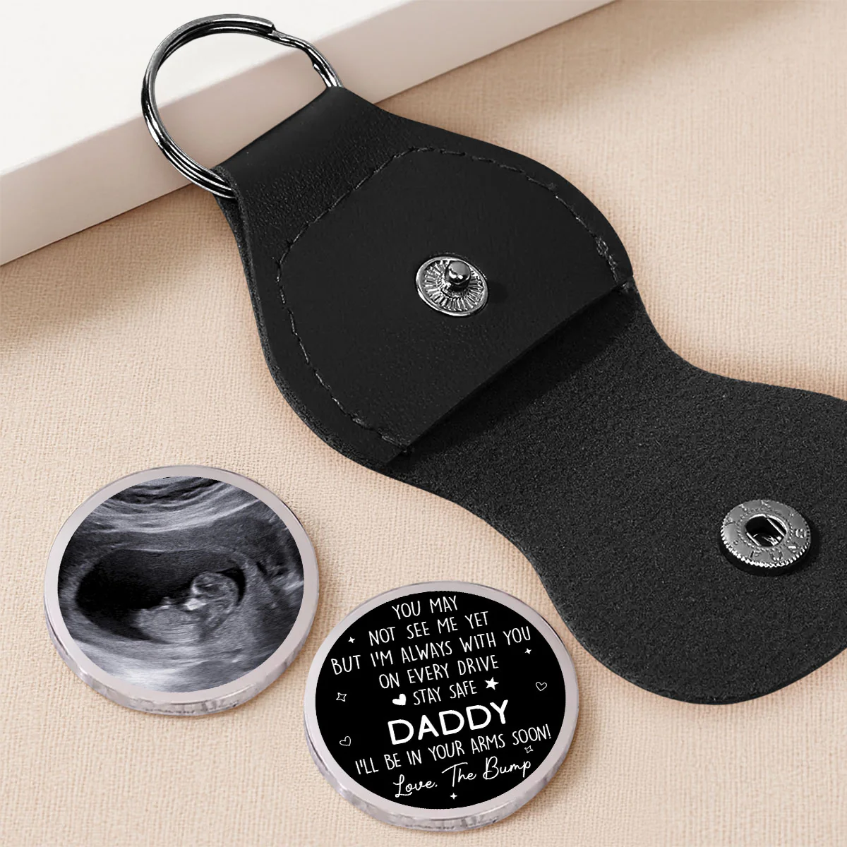 Drive Safe Daddy - Personalized Custom Pocket Hug - Image 2