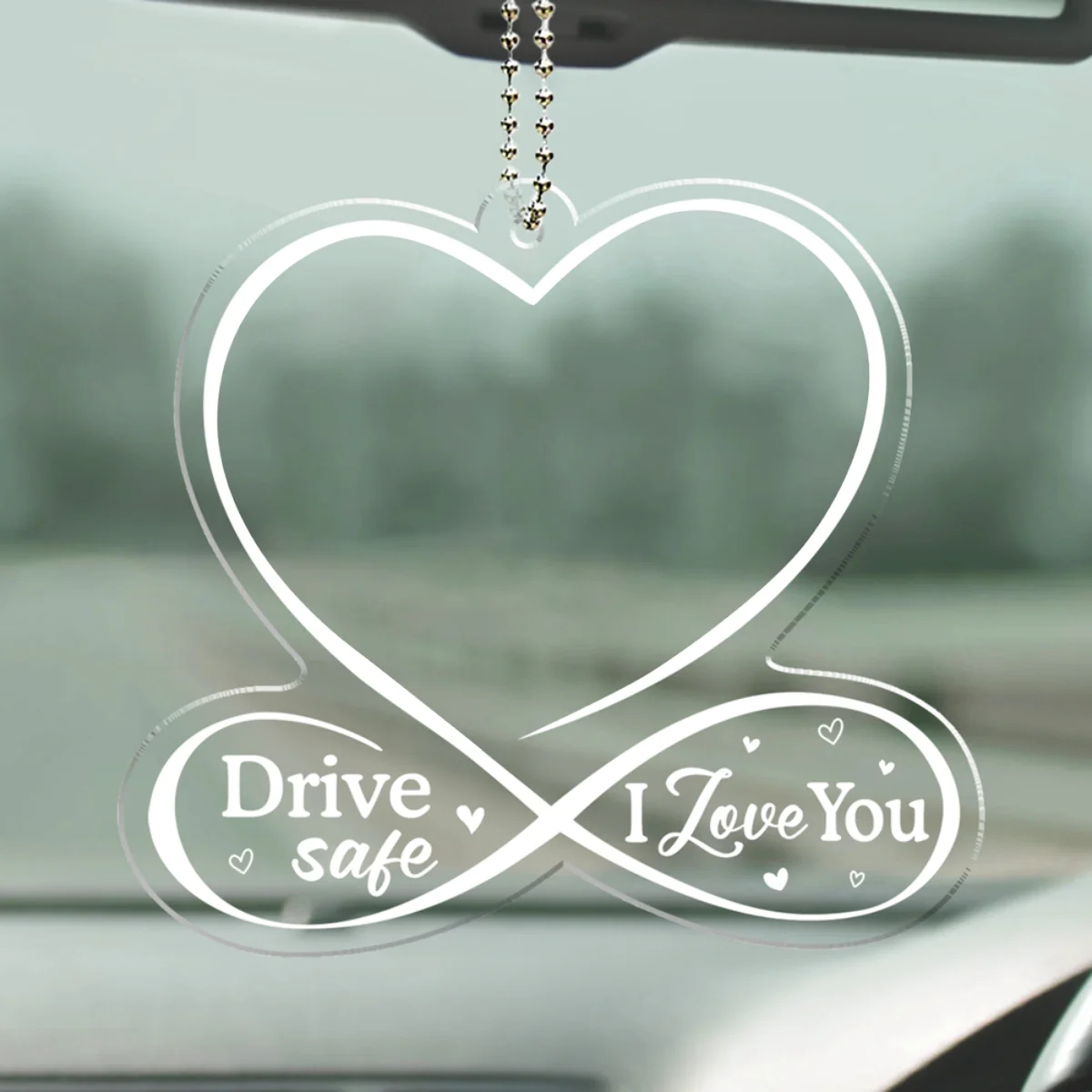 Drive Safe I Love You - Personalized Custom Car Ornament - Image 5
