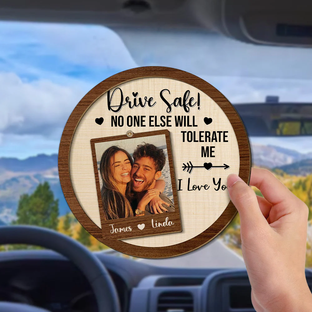 Drive Safe No One Else Will Tolerate Me - Personalized Custom Car Visor Clip - Image 4