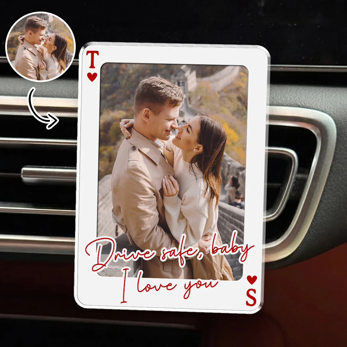 Drive Safe - Personalized Custom Car Vent Clip