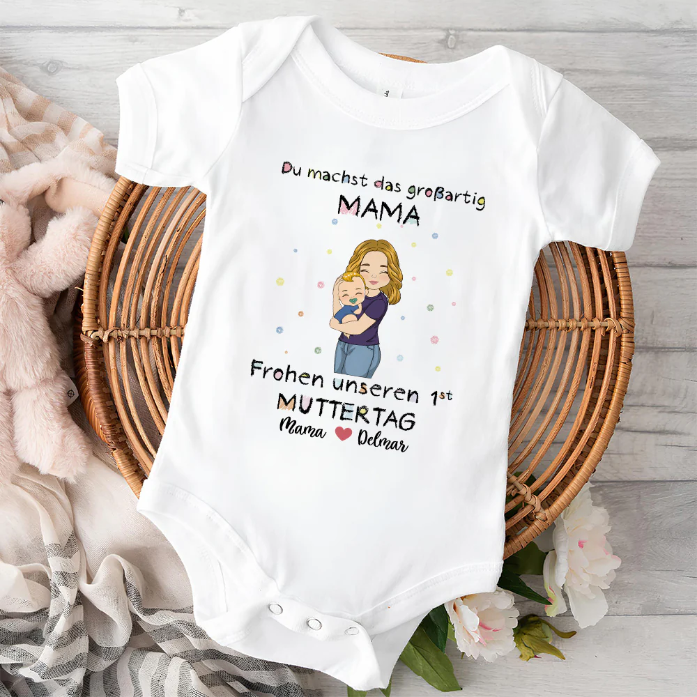 Du Machst Das Großartig - Personalisierter Baby-Body - Image 2