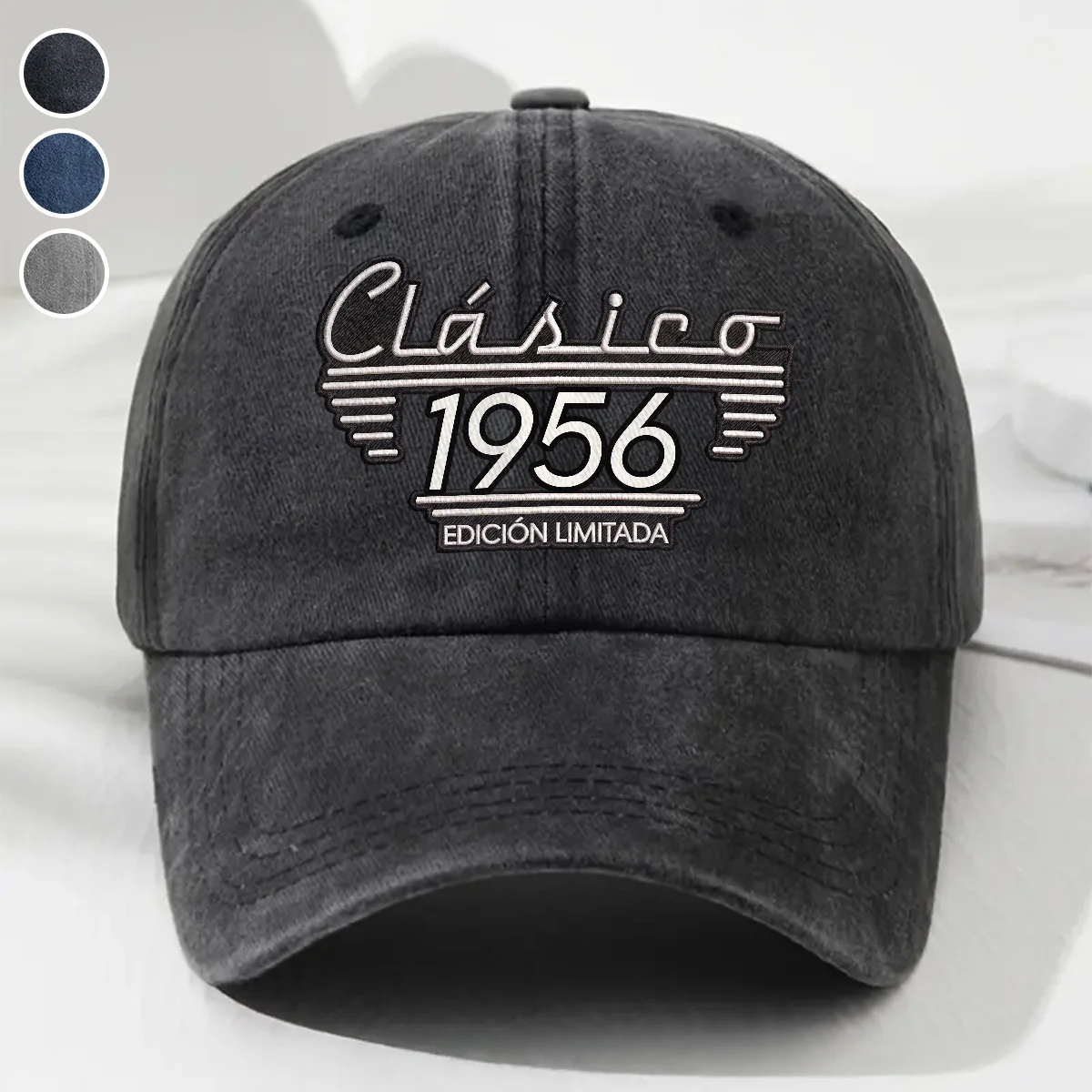 Edición Clásica - Gorra De Mezclilla Lavada Vintage Personalizada