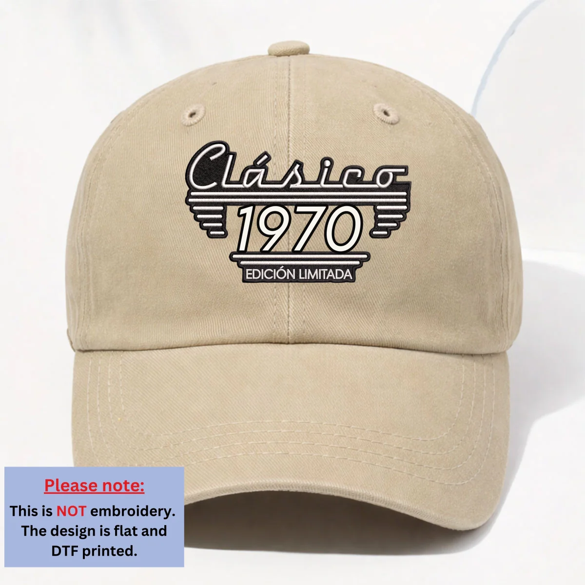Edición Clásica - Gorra De Mezclilla Lavada Vintage Personalizada - Image 10