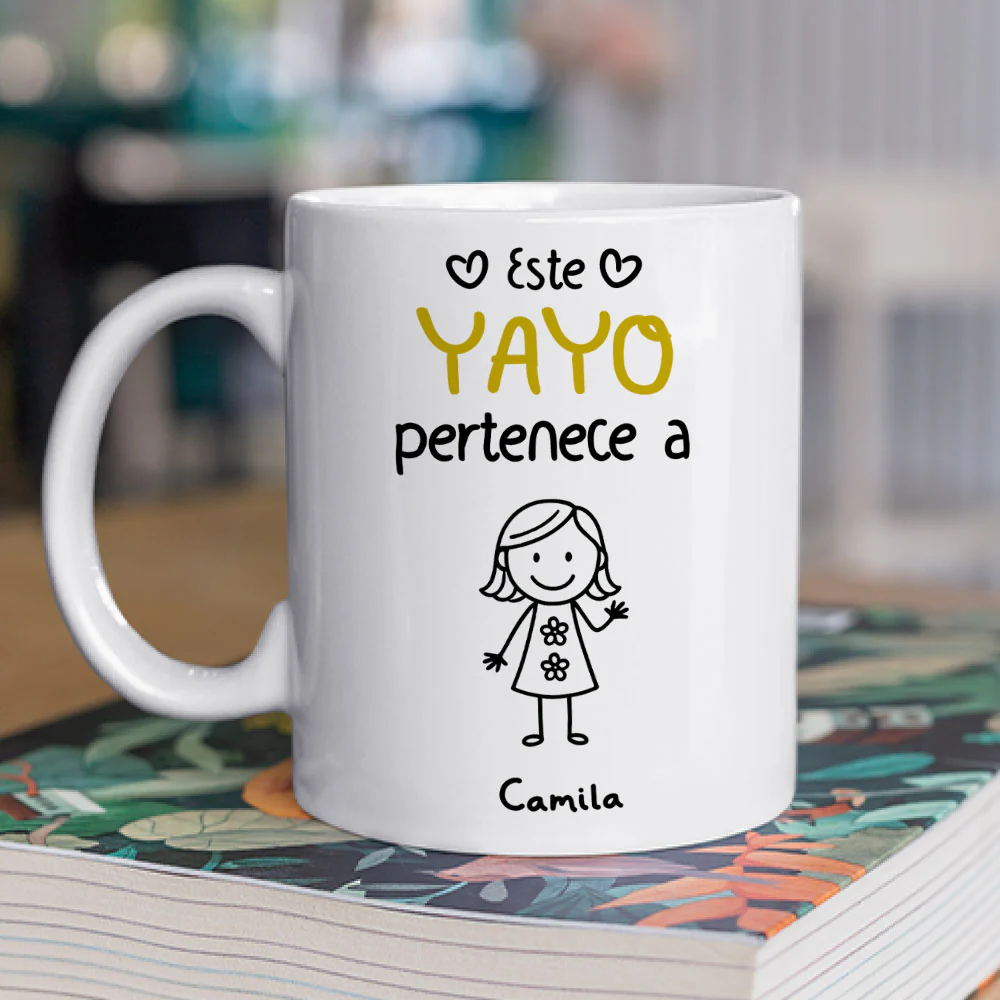 El Mejor Abuelo Del Mundo - Taza Personalizada de Café - Image 2