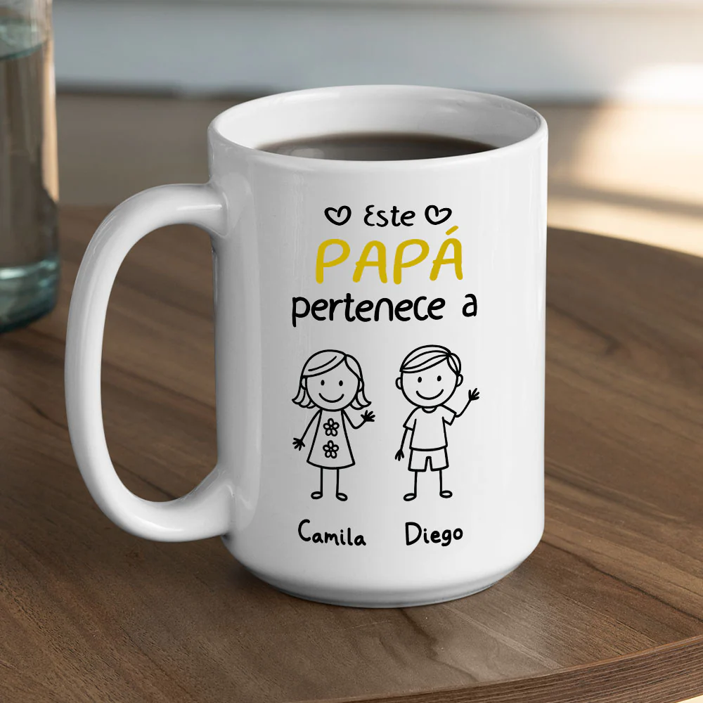 El Mejor Abuelo Del Mundo - Taza Personalizada de Café - Image 6