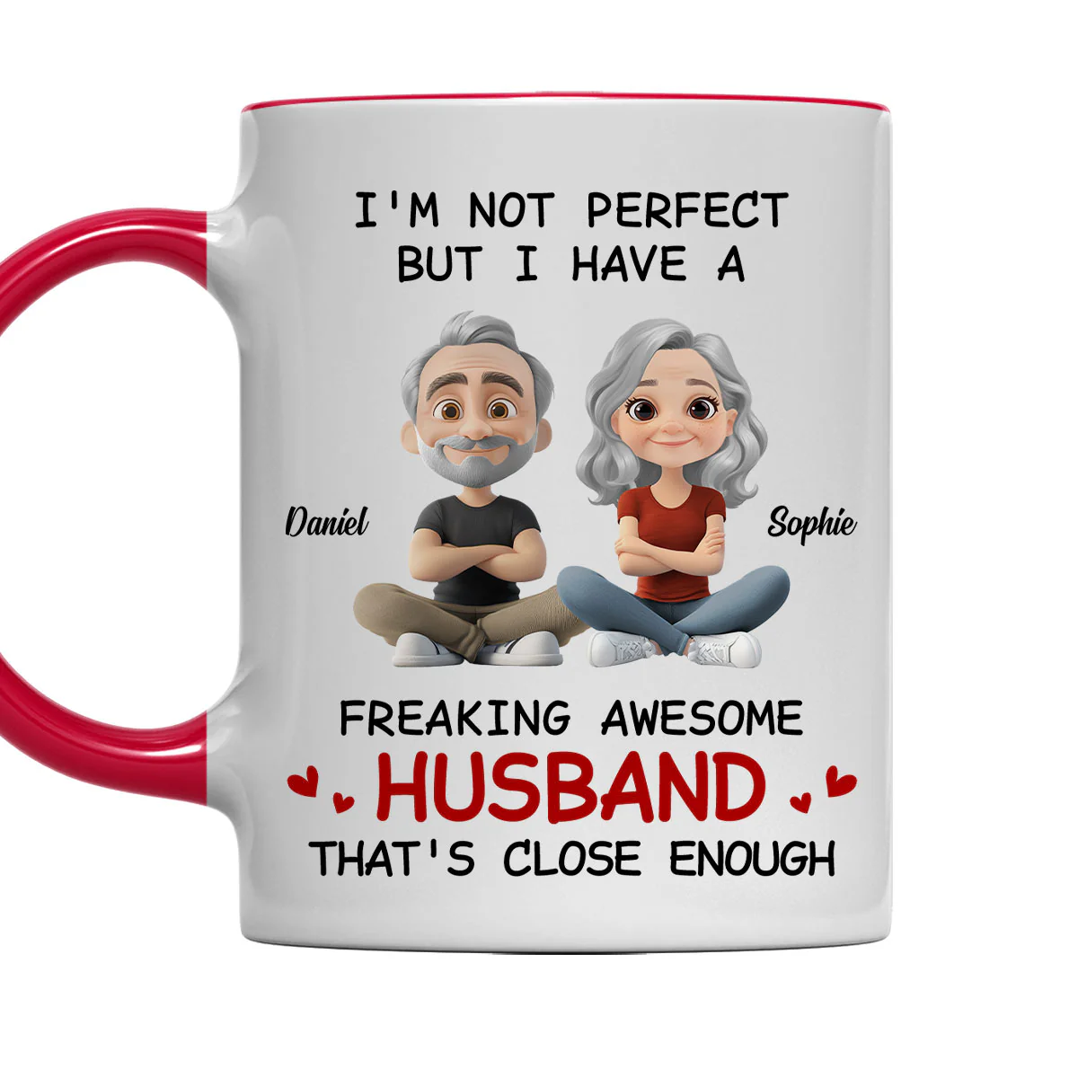 Endless Love - Personalized Custom Accent Mug