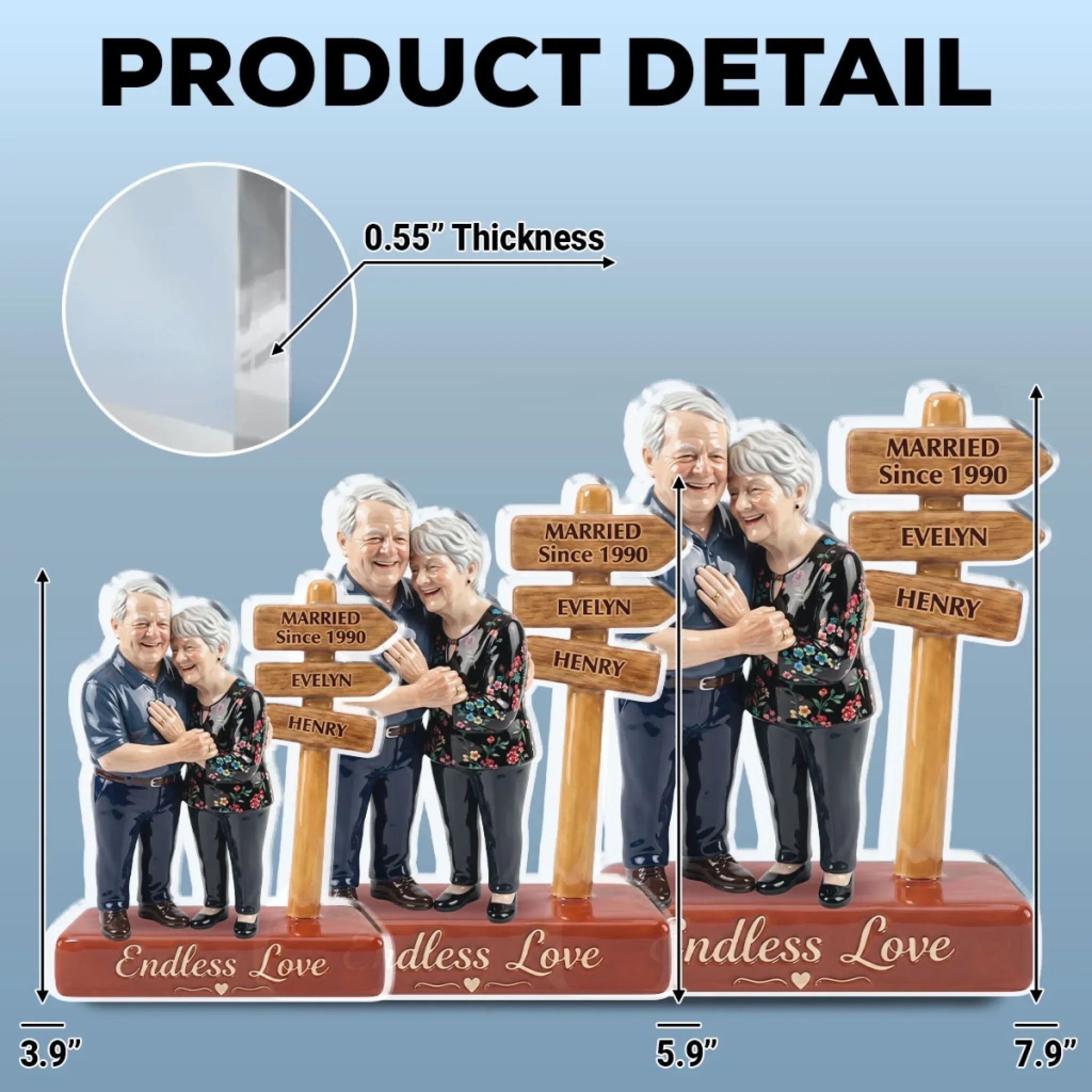 Endless Love - Personalized Custom Acrylic Plaque - Image 5