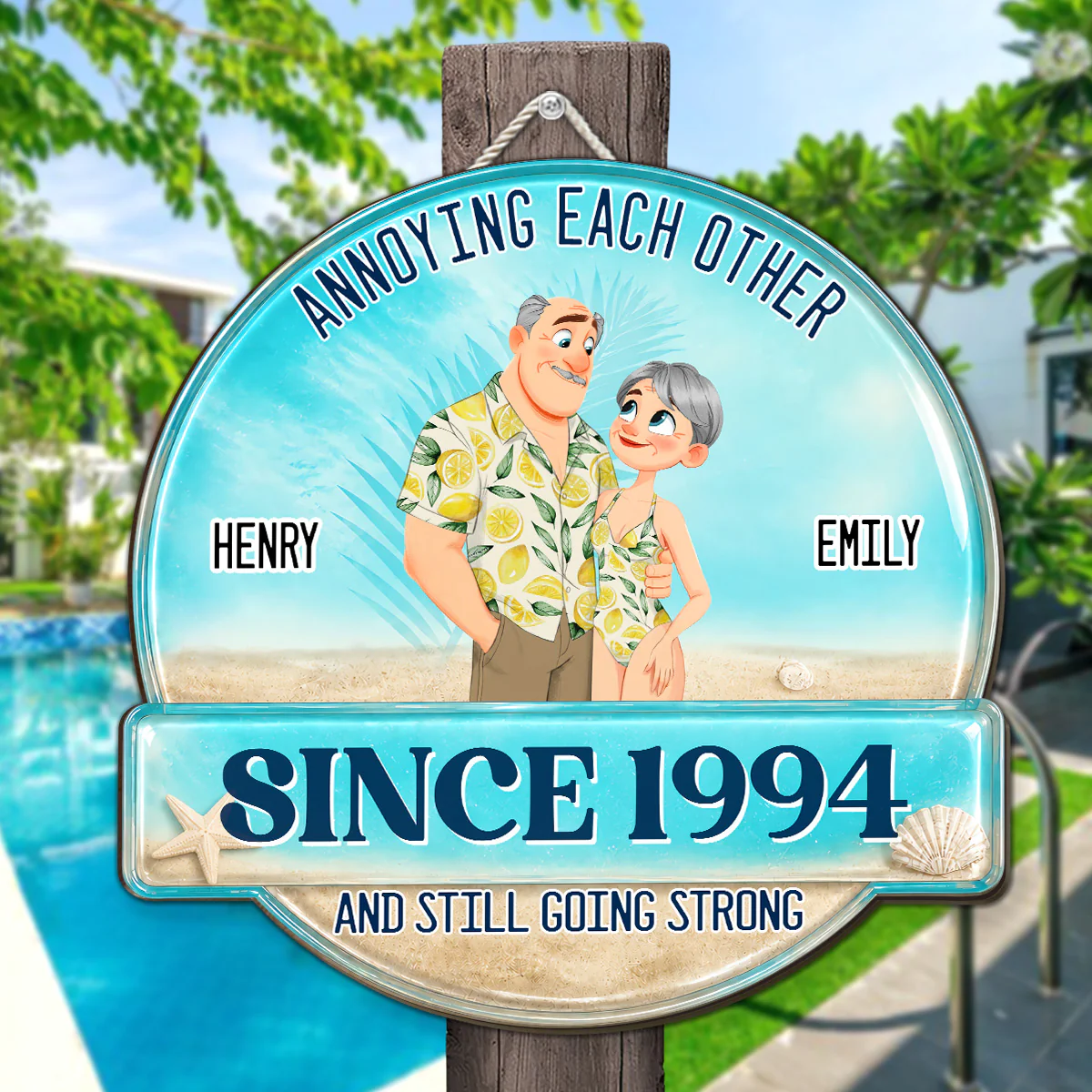 Endless Love Summer - Personalized Custom Wood Sign - Image 2