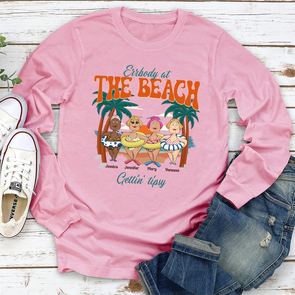 Errbody At The Beach - Personalized Custom Shirt - Image 3