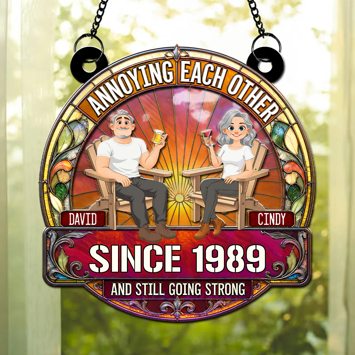 Everlasting Bond - Personalized Custom Suncatcher - Image 2