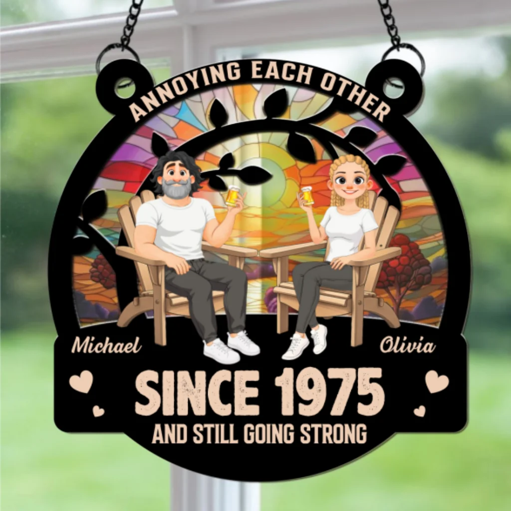 Everlasting Love - Personalized Custom Suncatcher - Image 6