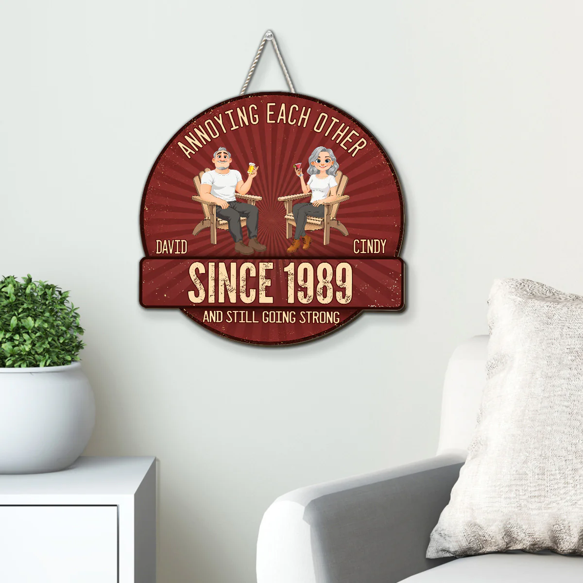 Everlasting Love - Personalized Custom Wood Sign - Image 3