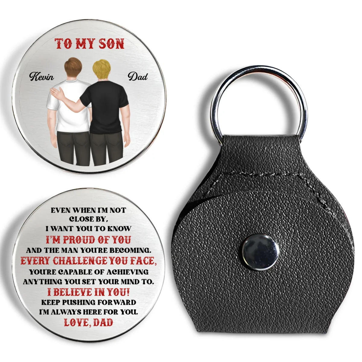 Every Challenge You Face - Personalized Custom Pocket Hug - Image 7