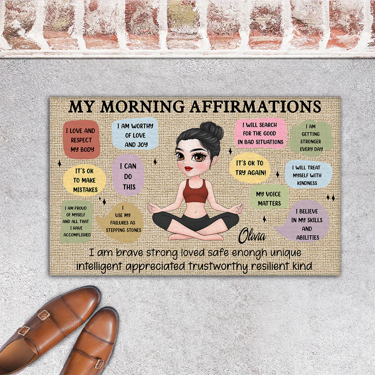 Everything Is Me - Personalized Custom Doormat - Image 2
