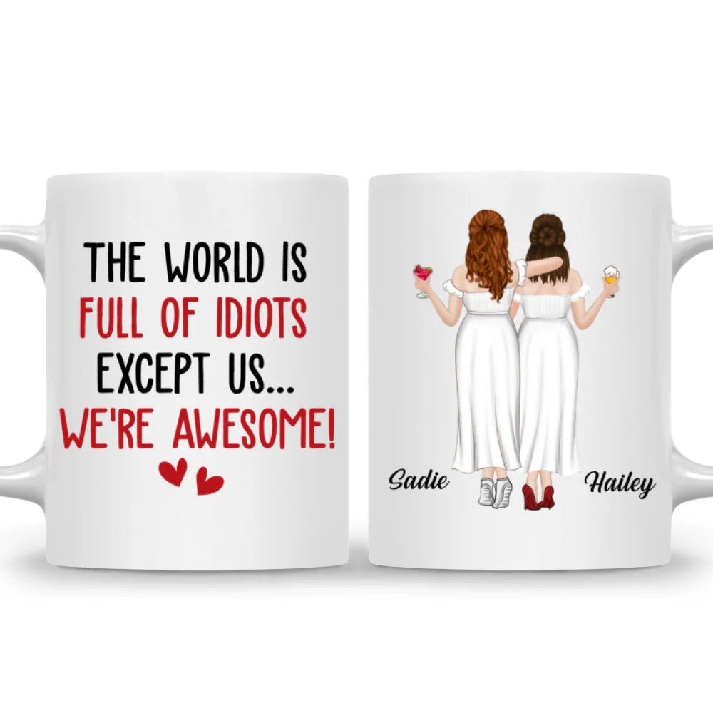 Except Us - Personalized Custom Coffee Mug - Image 7