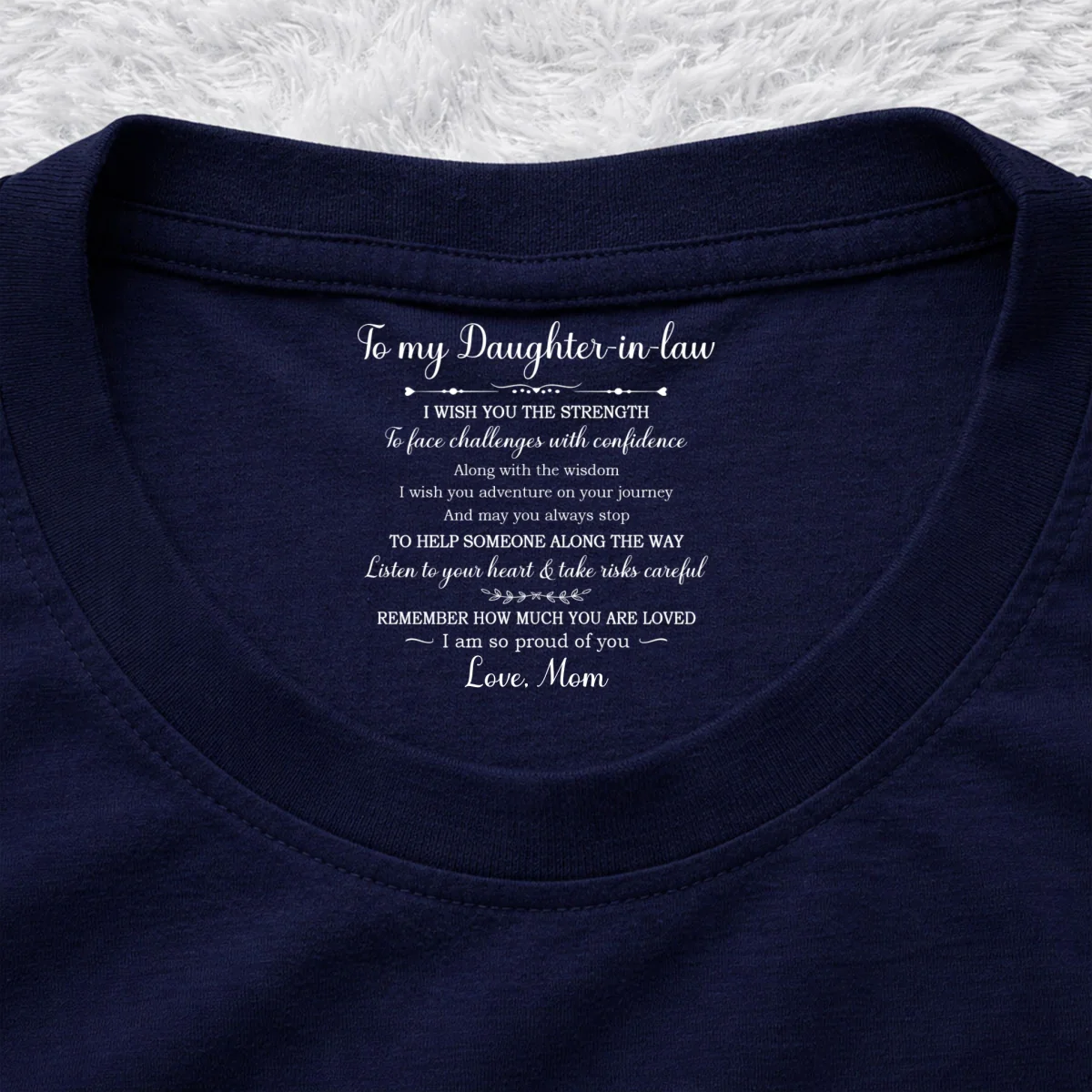 Face Challenges With Confidence - Personalized Custom Inside Neck Print T-Shirt - Image 10