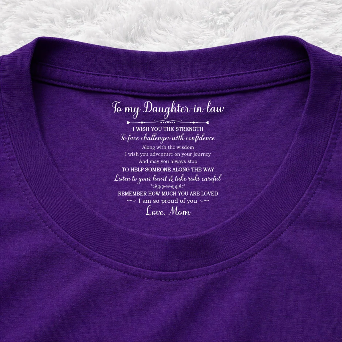 Face Challenges With Confidence - Personalized Custom Inside Neck Print T-Shirt - Image 11