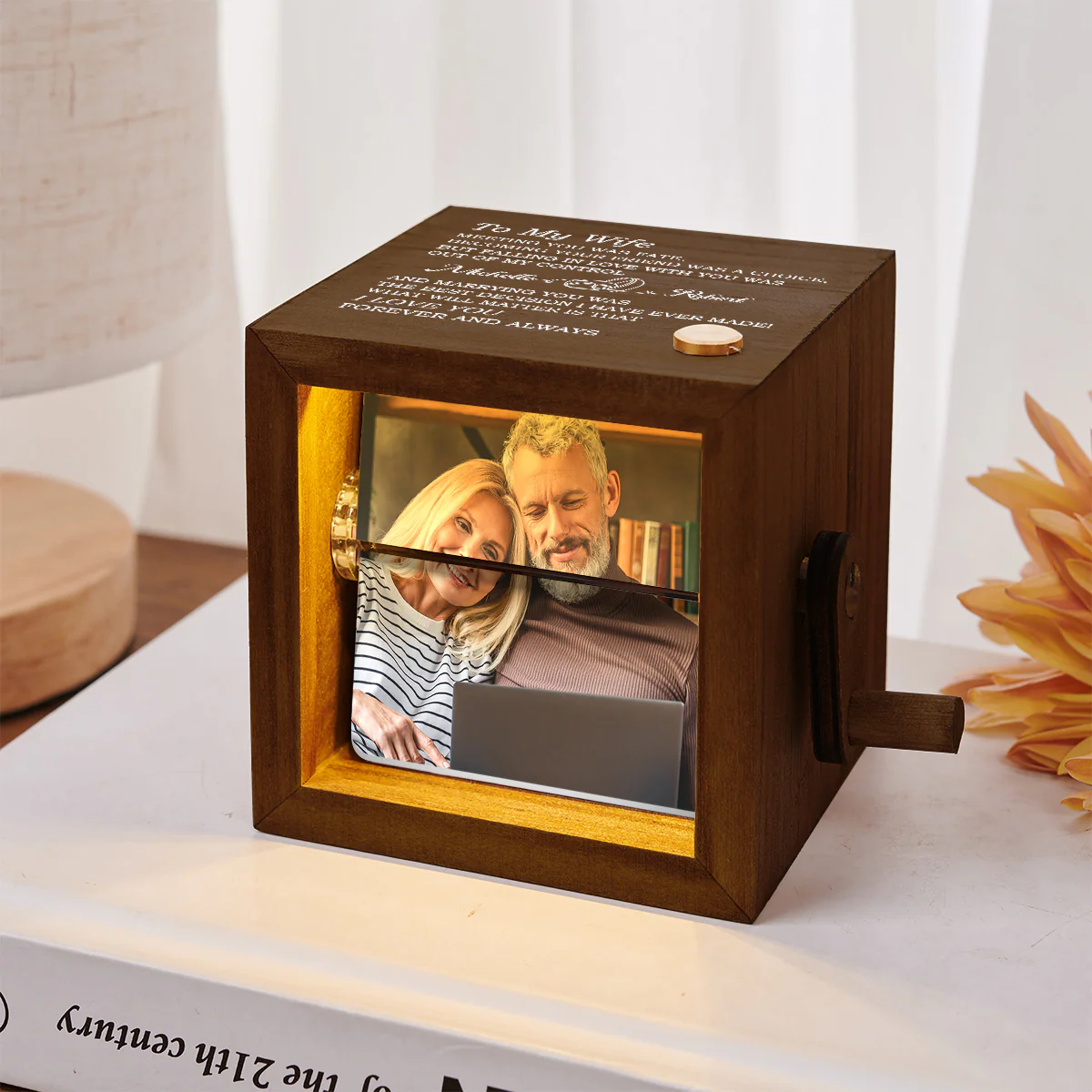 Falling In Love With You - Personalized Custom Photo Flipbook Animation Box - Image 3