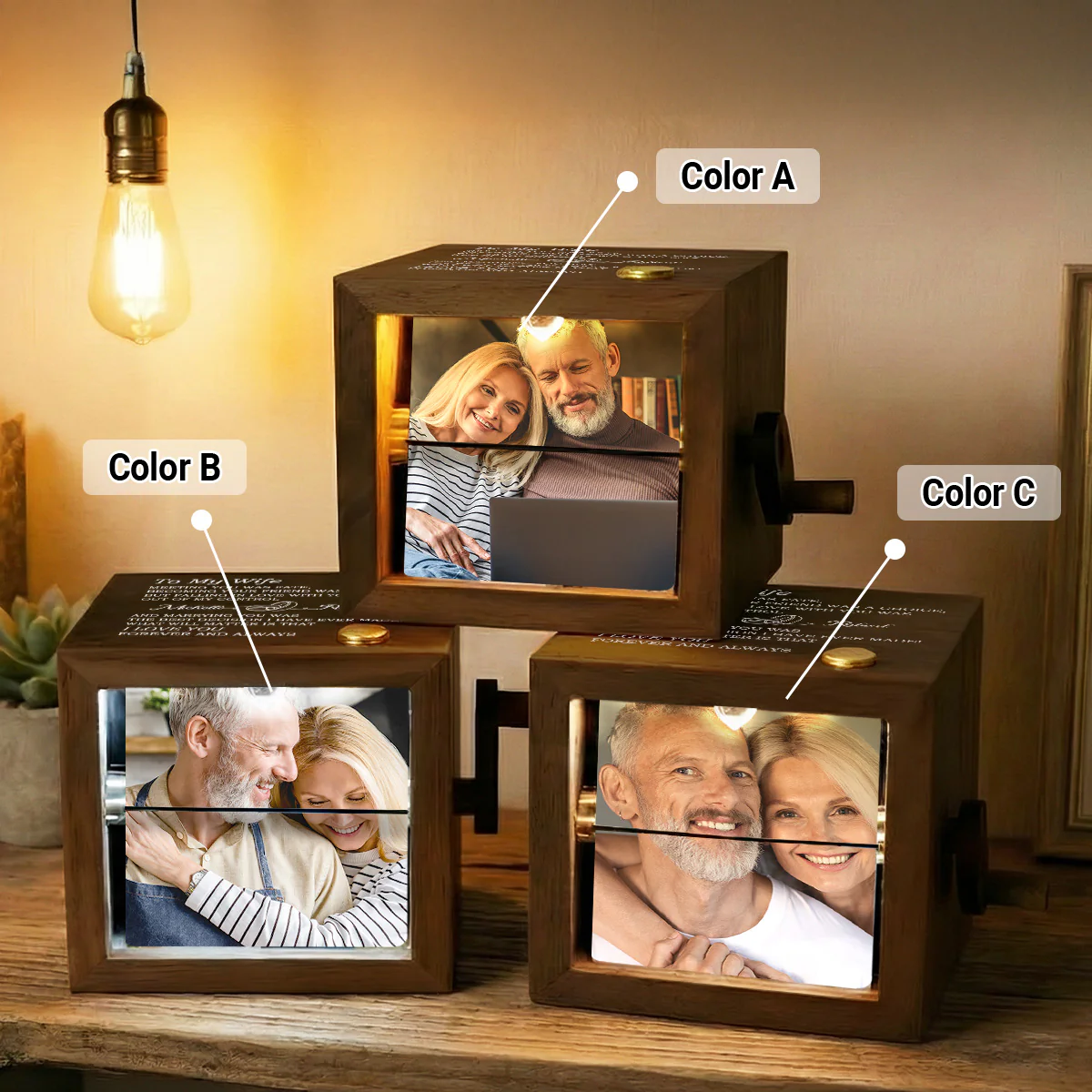 Falling In Love With You - Personalized Custom Photo Flipbook Animation Box - Image 7