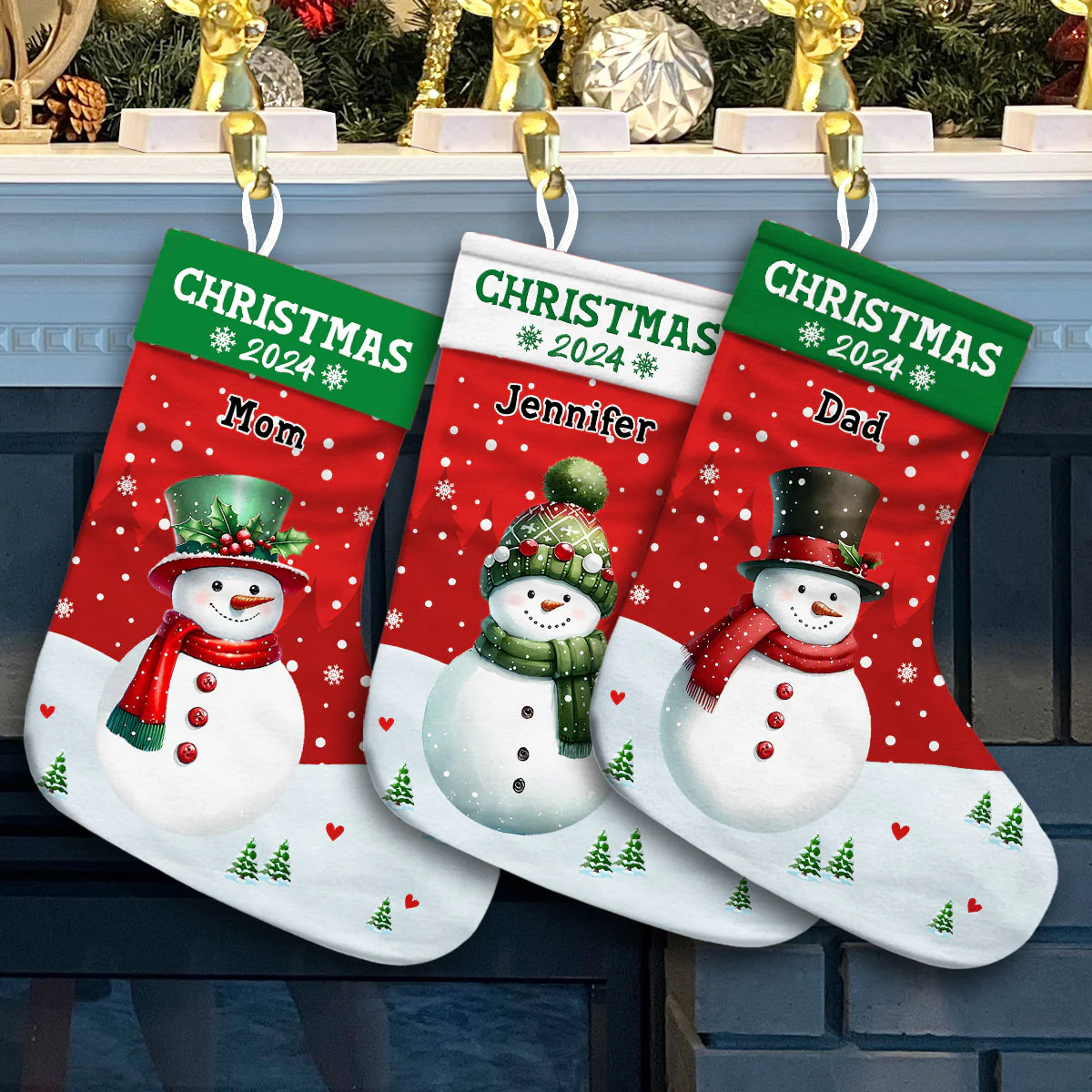 Family Christmas Stocking 2024 - Personalized Custom Christmas Stocking - Image 4