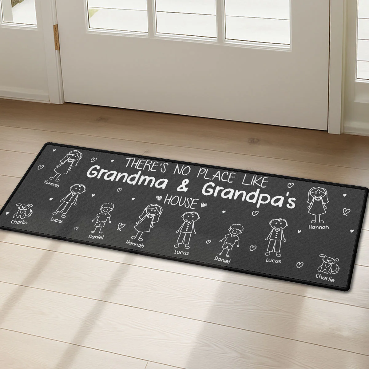 Family Love - Personalized Custom Runner Rug - Image 3