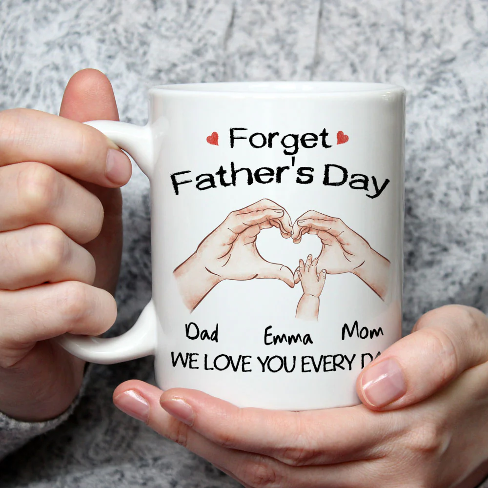 Family Love You Every Day - Personalized Custom Coffee Mug - Image 2