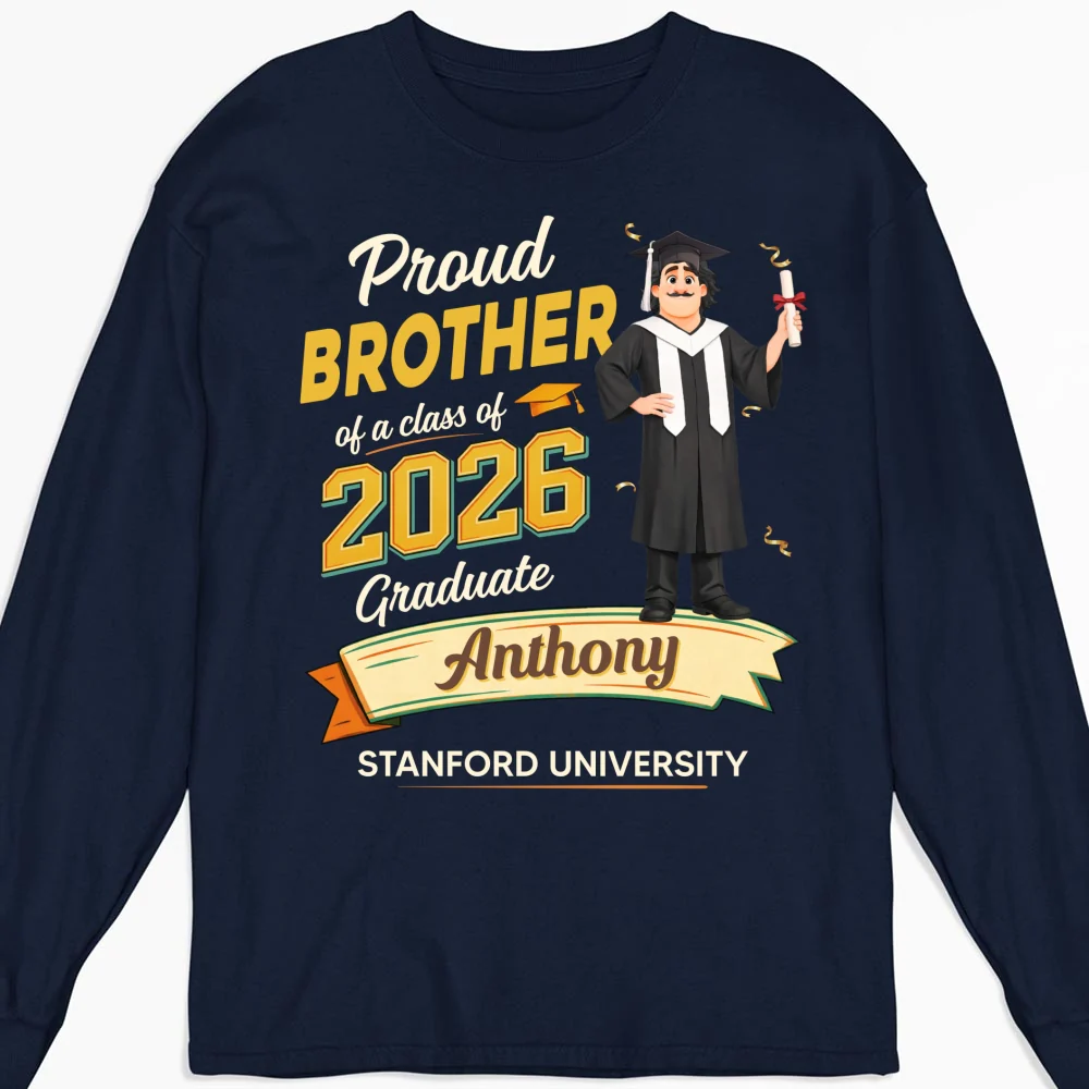 Family Matching Graduation - Personalized Custom Shirt - Image 11