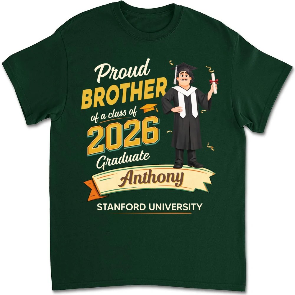 Family Matching Graduation - Personalized Custom Shirt - Image 7