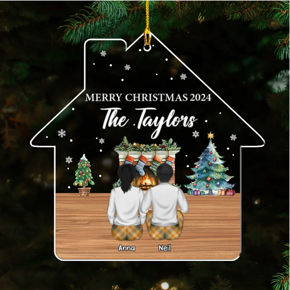 Family Reunion Christmas - Personalized Custom Acrylic Ornament - Image 6