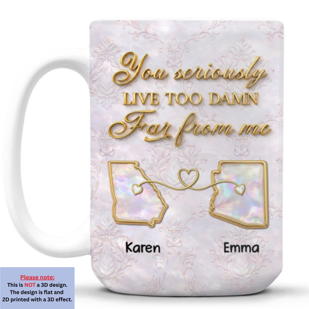Far From Me - Personalized Custom 3D Inflated Effect Mug - Image 8