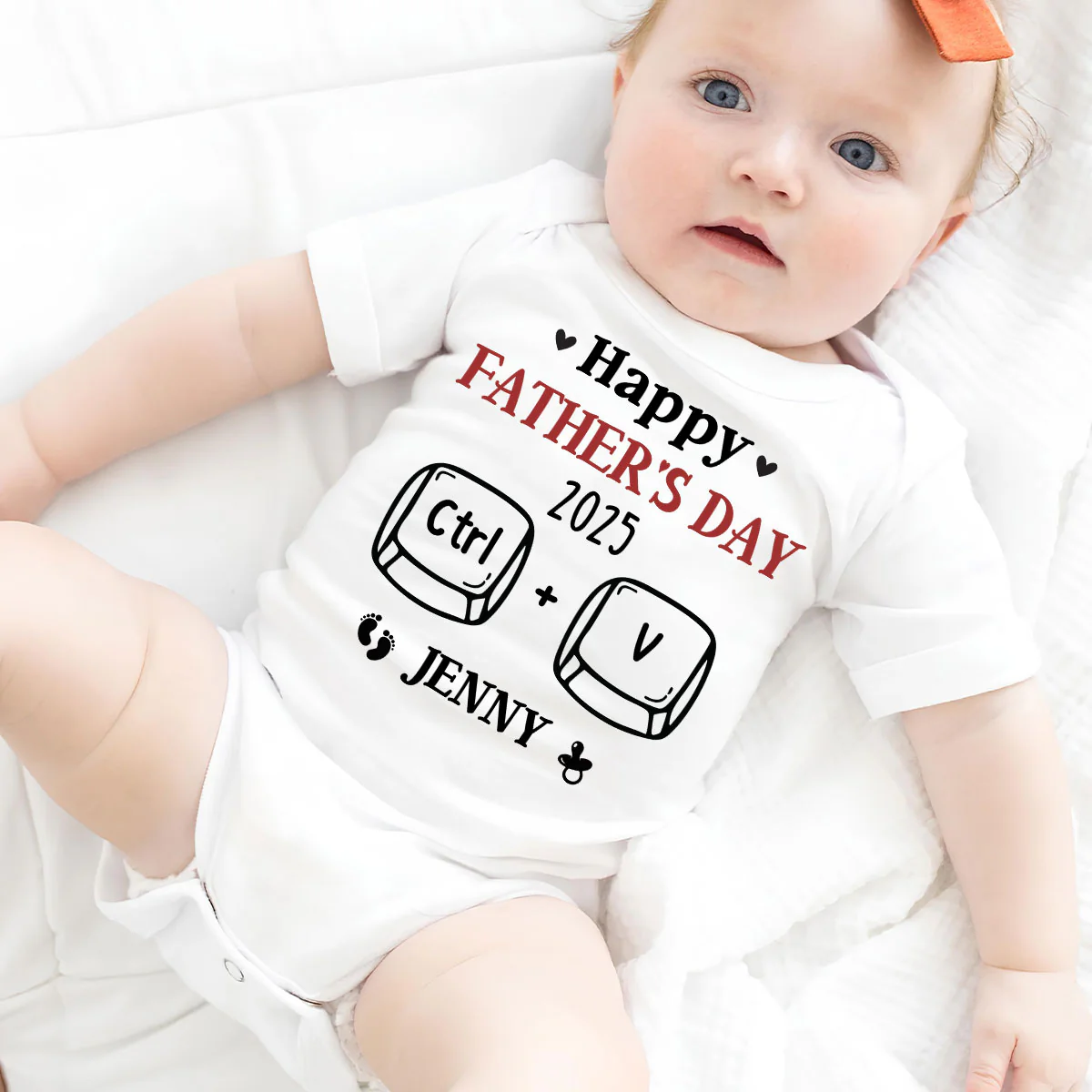 Father And Baby Matching - Personalized Custom T-shirt And Onesie - Image 10