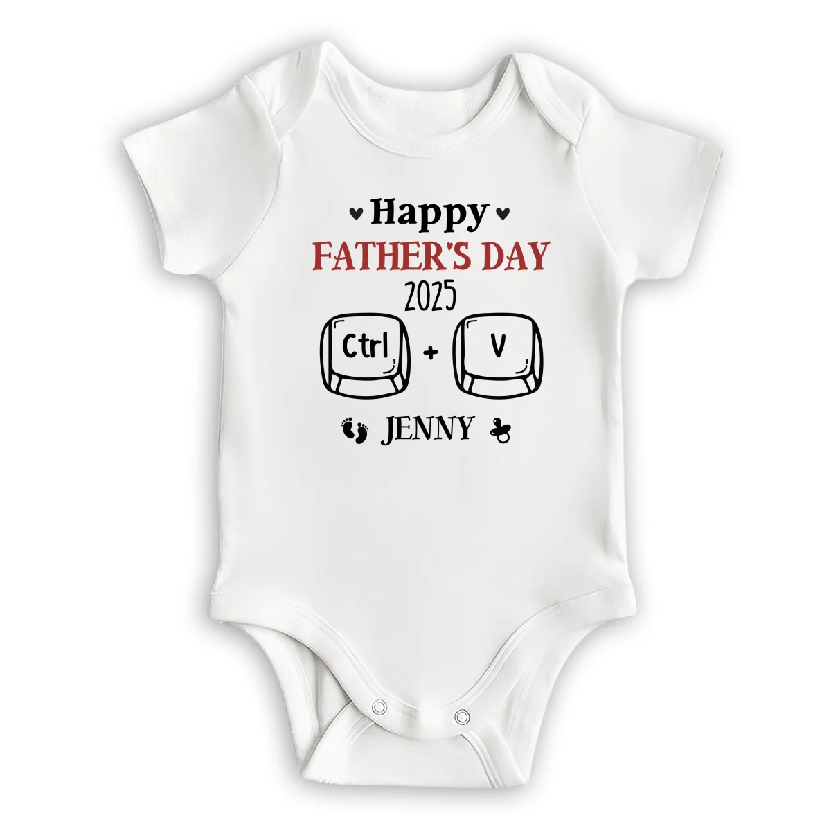 Father And Baby Matching - Personalized Custom T-shirt And Onesie - Image 12