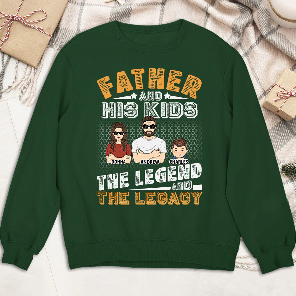 Father And Kids - Personalized Custom Shirt - Image 5