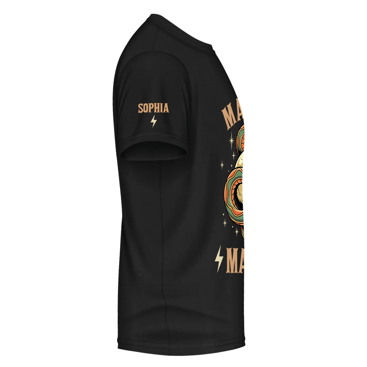 Father Of Mayhem - Personalized Custom Shirt With Design On Sleeve - Image 7