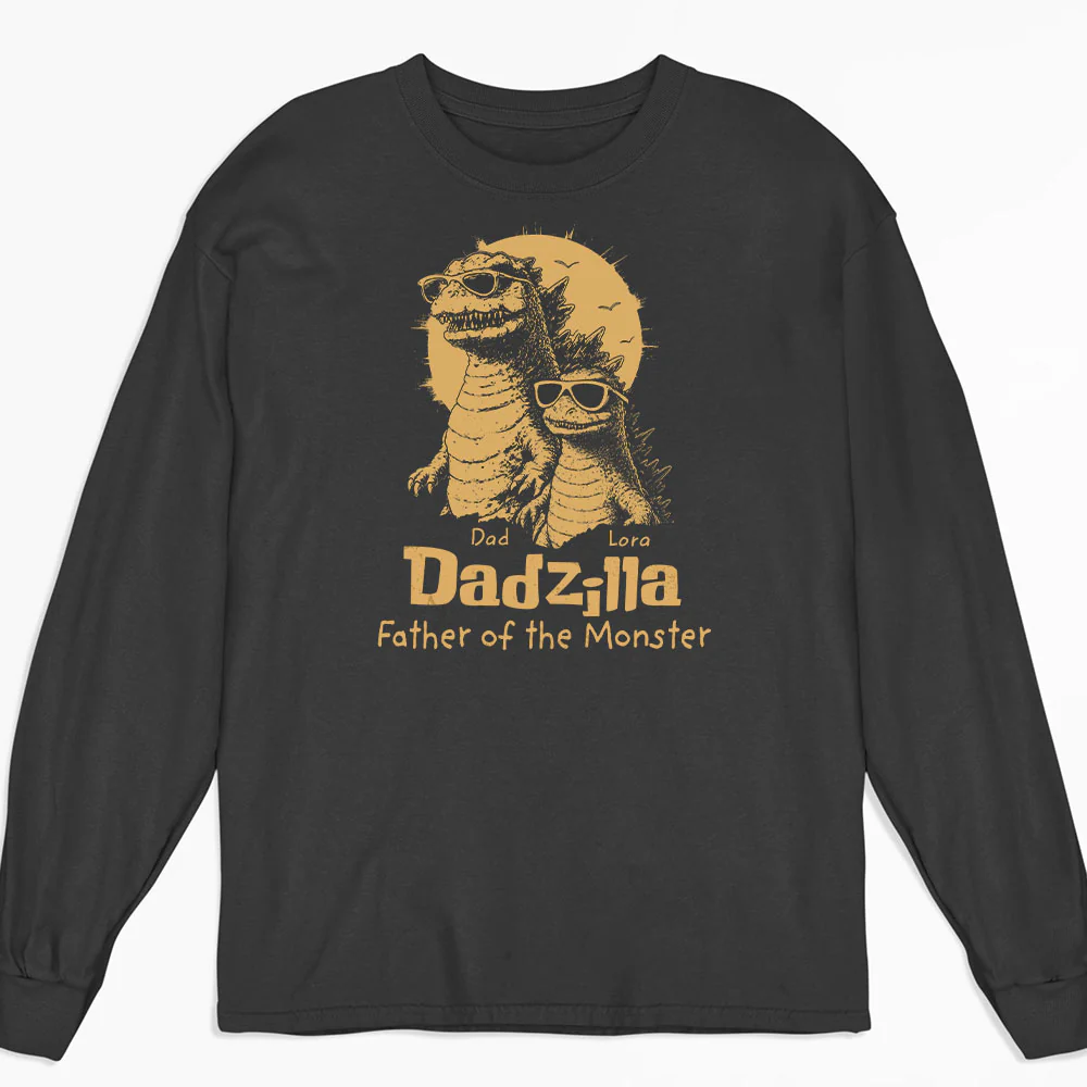 Father Of The Monsters - Personalized Custom Shirt - Image 4