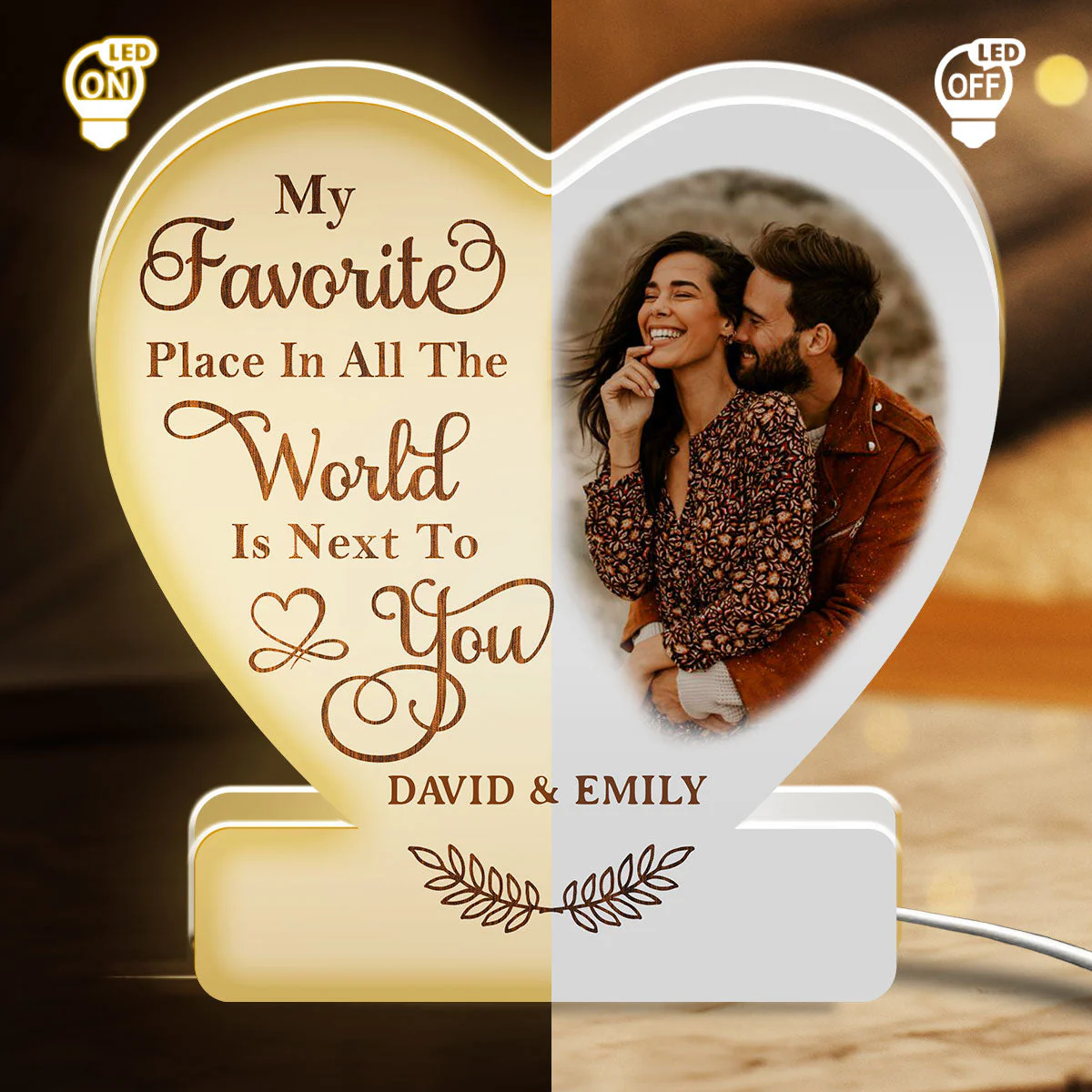 Favorite Place - Personalized Custom Light Box - Image 2