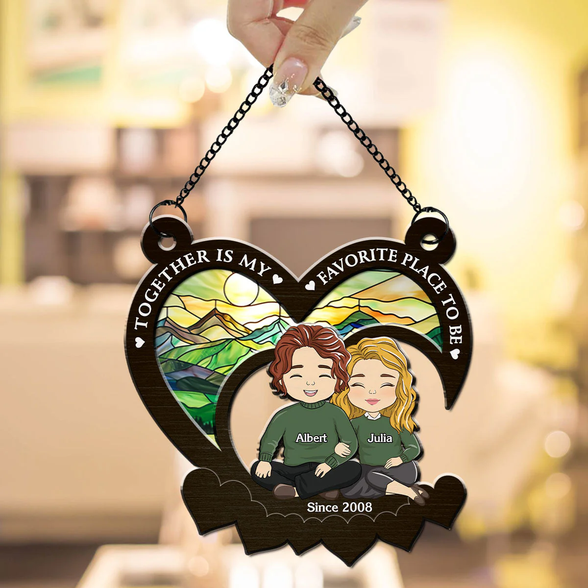 Favorite Place - Personalized Custom Suncatcher - Image 3