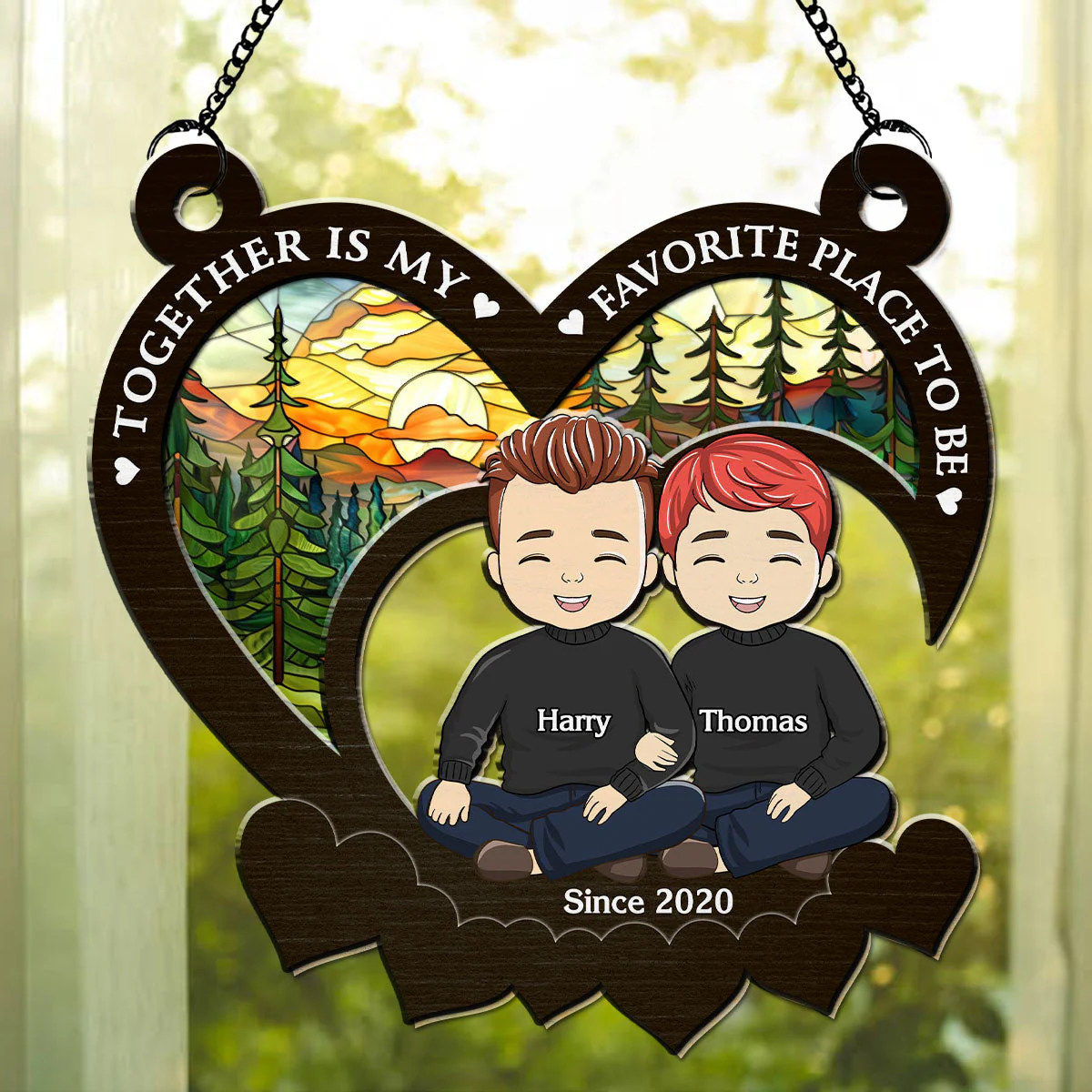 Favorite Place - Personalized Custom Suncatcher - Image 4